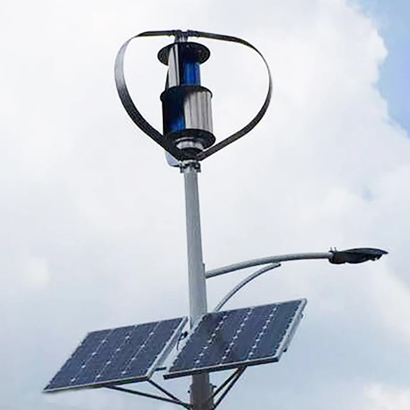 Low Noise 12V 24V 300W 400W 500W Q-type Vertical Axis Wind Power Turbine Generator