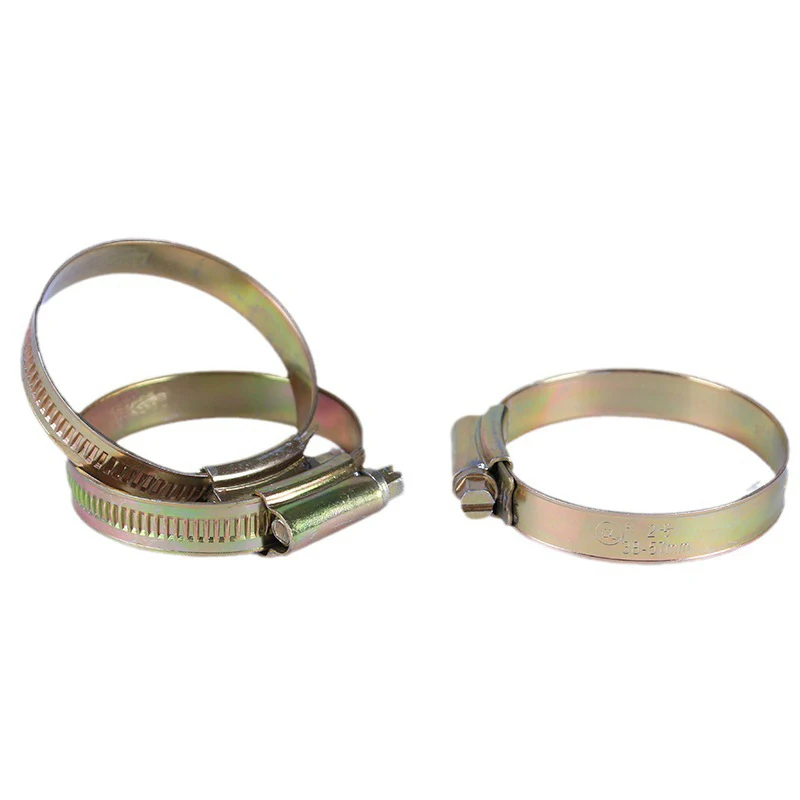 HC-18 Customizable British Style Galvanized Steel Hose Clamp Custom Screw with OEM Support