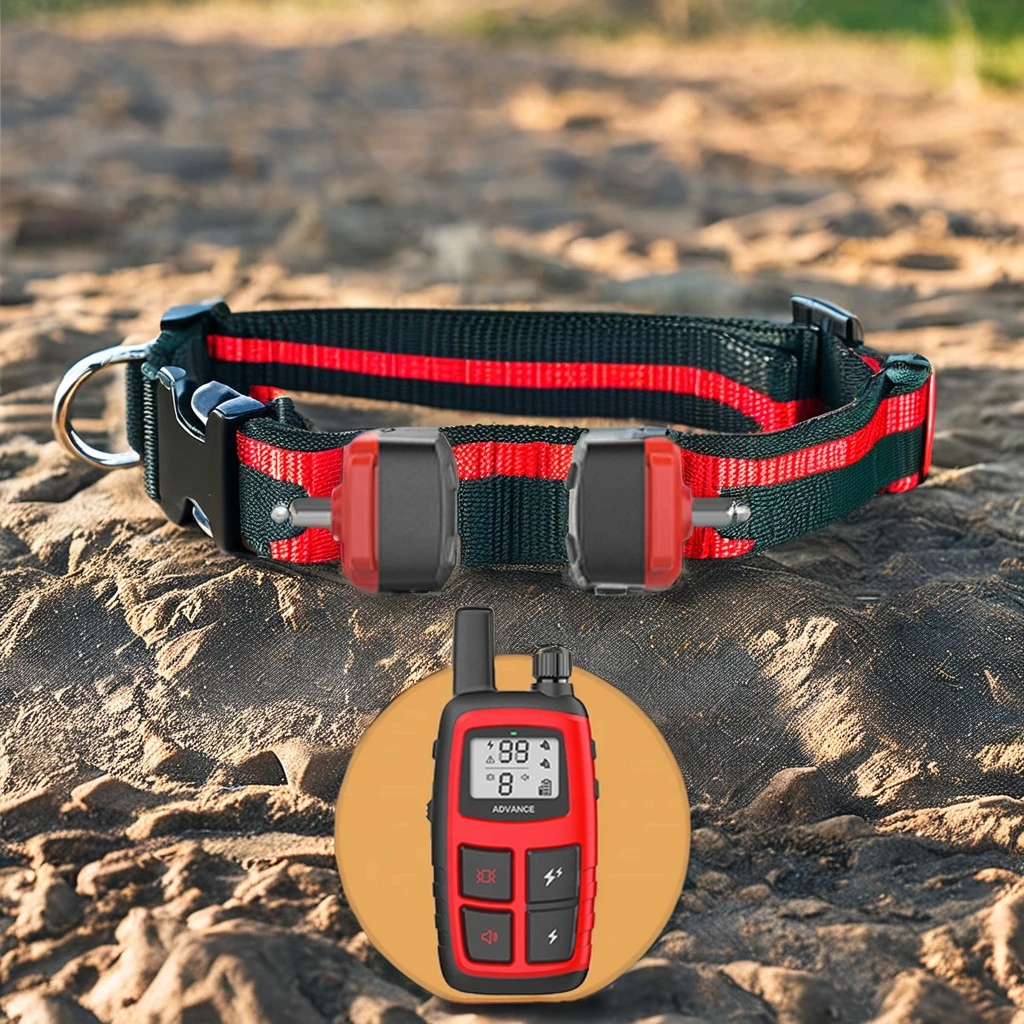 Регулируемый 800 м Открытый Водонепроницаемый Электронный тренировочный ошейник для собак невидимый беспроводной пульт дистанционного управления домашних животных пластик