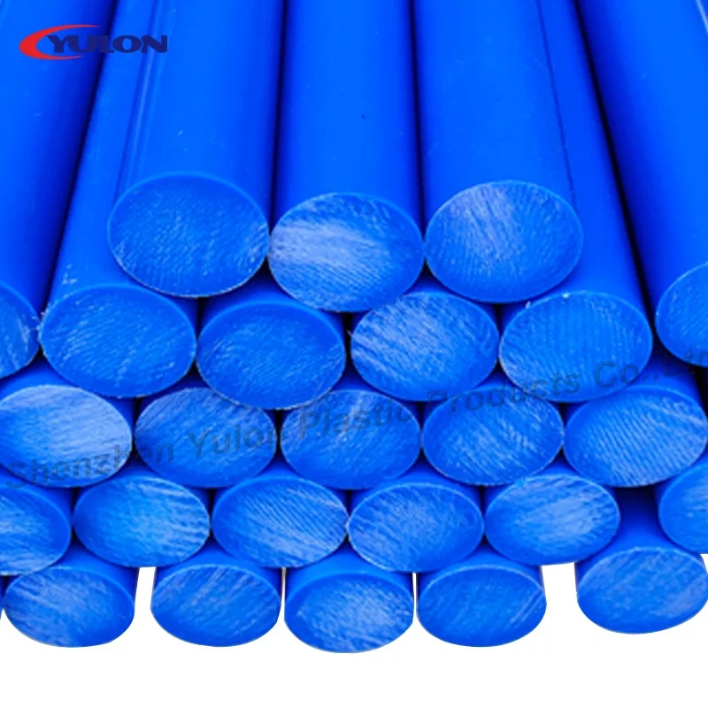 Blue copolymer acetal is the preferred color and material when it comes to the food processing industry acetal copolymer rod