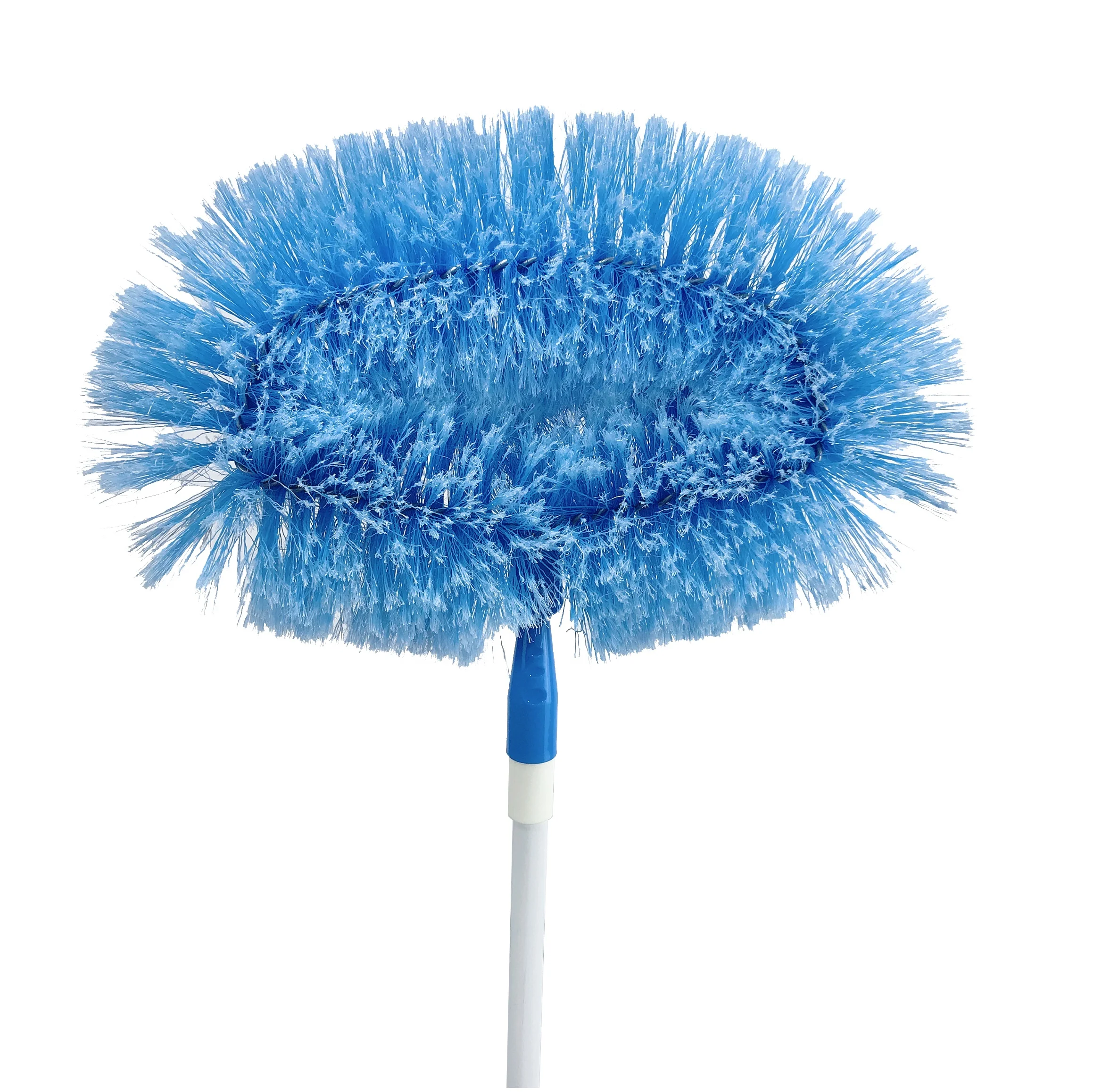 EcoClean Factory BSCI telescopic handle PVC bristle Ceiling  Fan Duster ,wall cleaning duster, Ceiling fan and cobweb duster