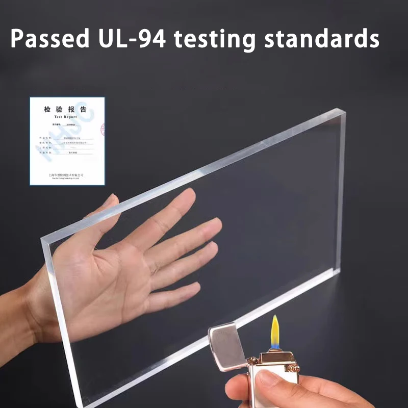 Clear plastic hard coated polycarbonate panel heat Fire retardant policarbonato sheet