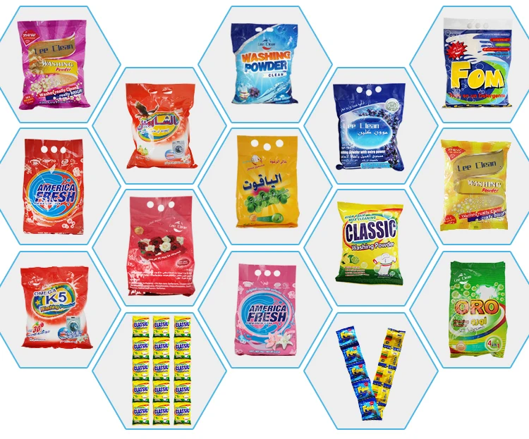 China Factory Wholesale 500g OEM Brand Detergent Laundry Powder Soap Making Formula 500kg Bulk Laundry Detergent Washing Powder