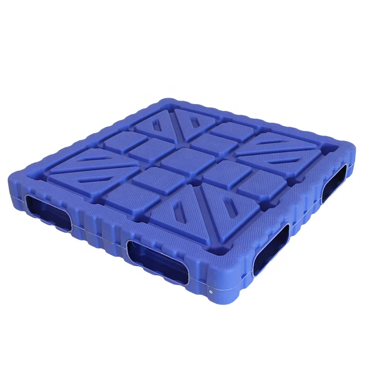 Wholesale Customization warehouse durable heavy duty two-sided blow molding euro pallet hdpe pallet plastic pallet