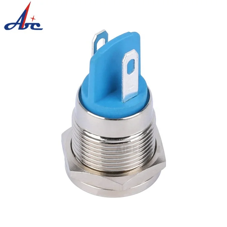 12mm panel metal pilot light dash board instrument 220v 110v 24v 12v led mini indicator light with terminal pins