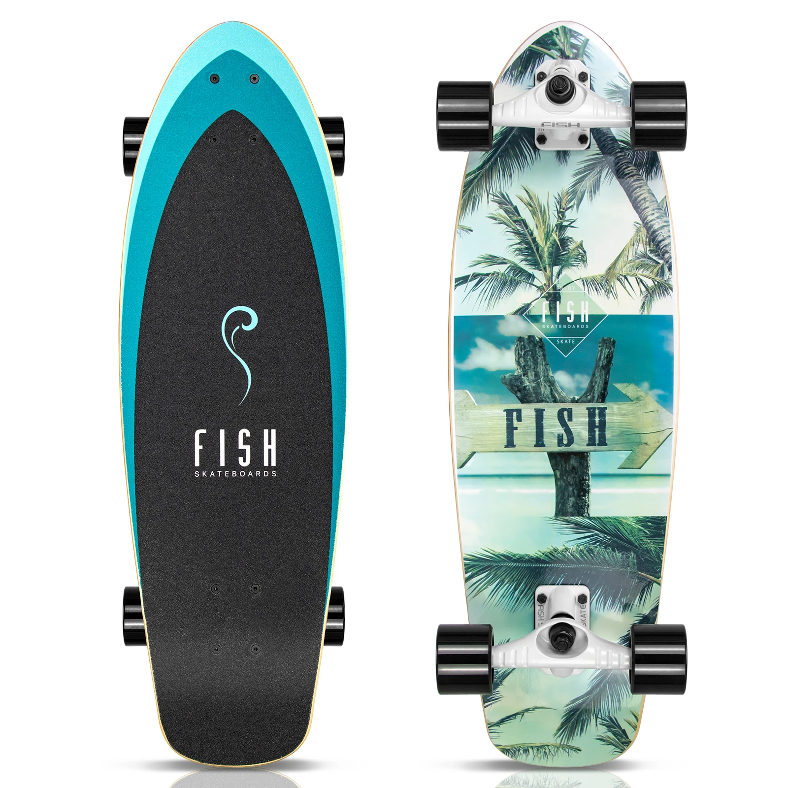 Surf Skateboard 100% All Canadian Maple Land Surf Skateboard Four-wheels Skateboard Type Drift Board