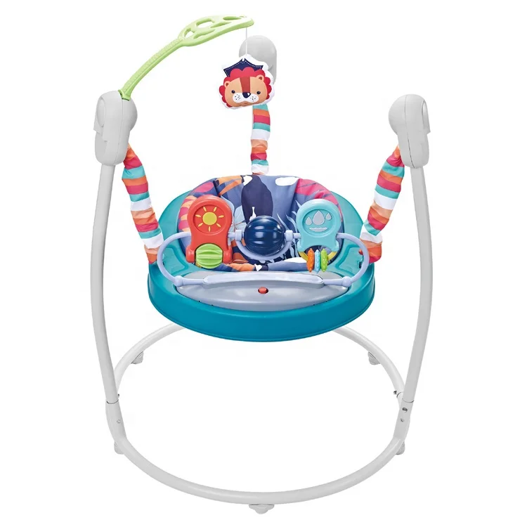 Newborn Baby Swing Rocking Chair Rotating Jumper Stand Activity Center  Jumping Walker For Toddler