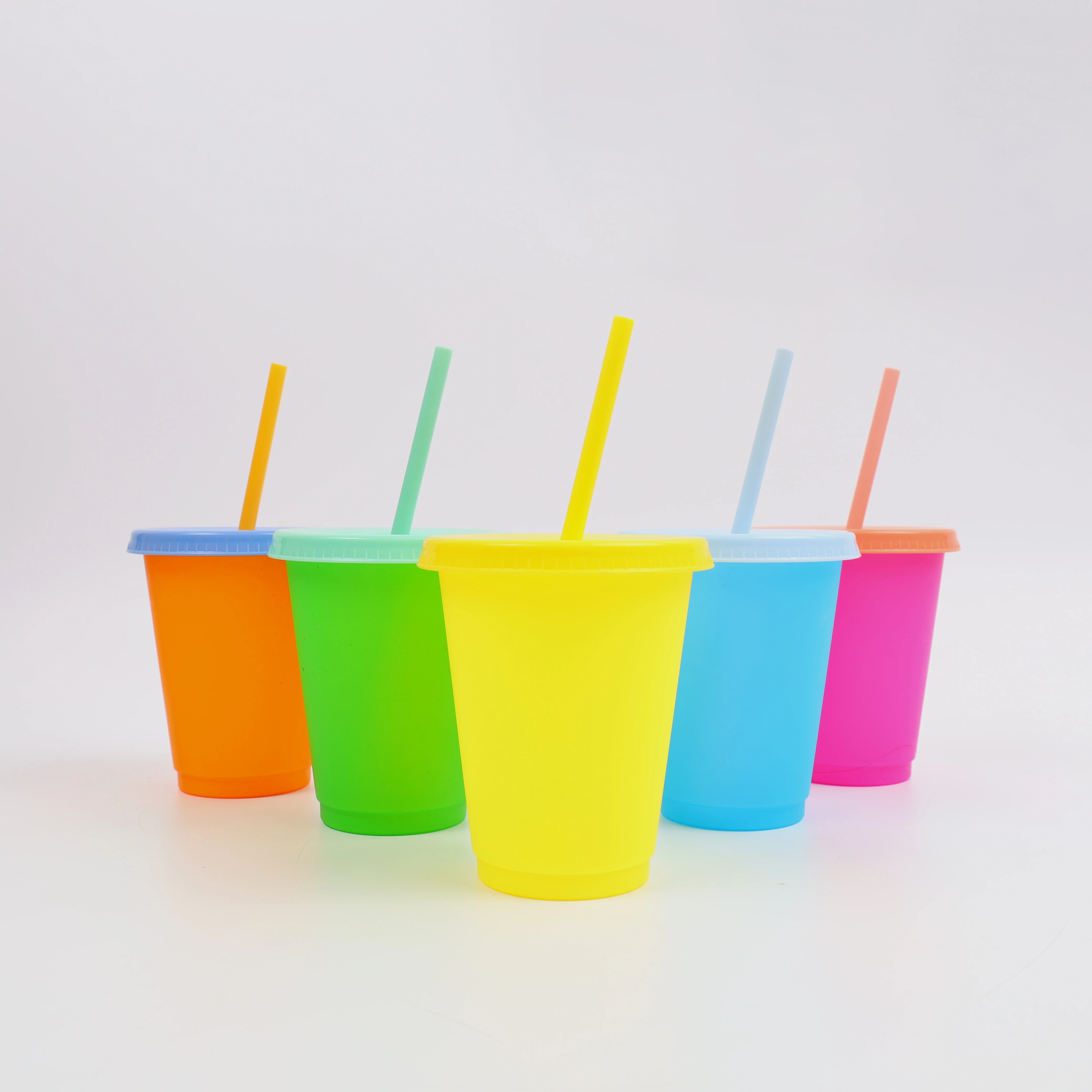 Factory Direct Price Custom Logo Eco Friendly Biodegradable Reusable Plastic Cup That Changes Color