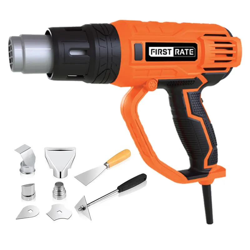 2000W Professional 3 speed Adjustment Durable and Overload Protection Optional 8 nozzles fast hot heat gun machine