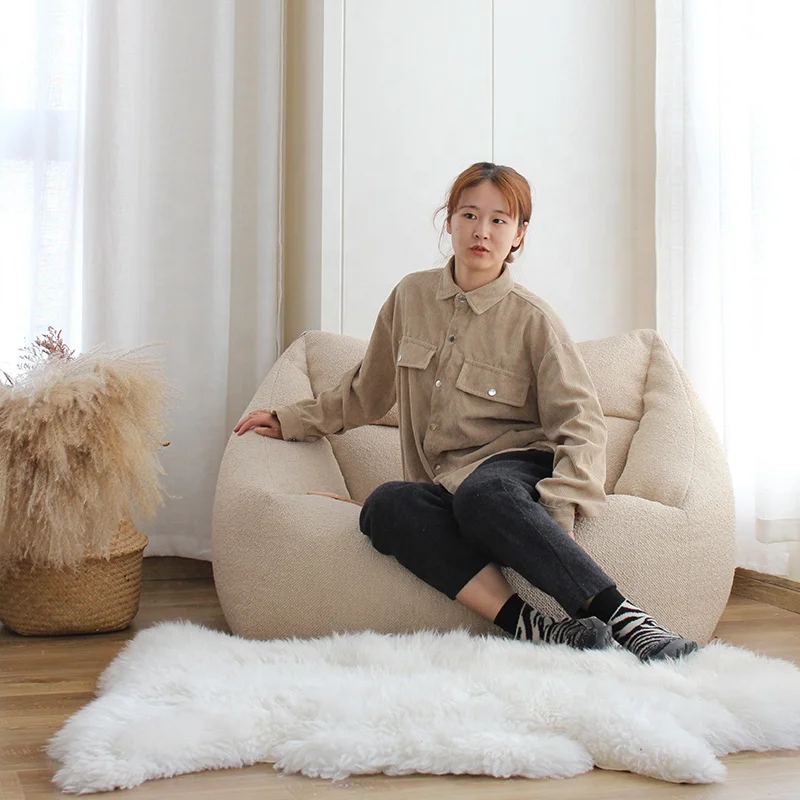 Оптовая продажа, дешевые стулья в форме мешка, одиночный стул для спальни, кресло в форме мешка, гигантское кресло