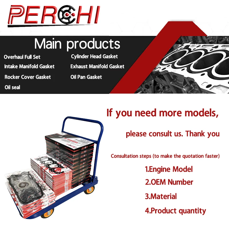 For MAZDA B6/323 FS/626 FP MPV HD/929 ZM M3-1.6 F2/B2200 F8/E1800 LF/M6 WL SL M2-1.3 Engine Auto Parts Cylinder Head Gasket Kit