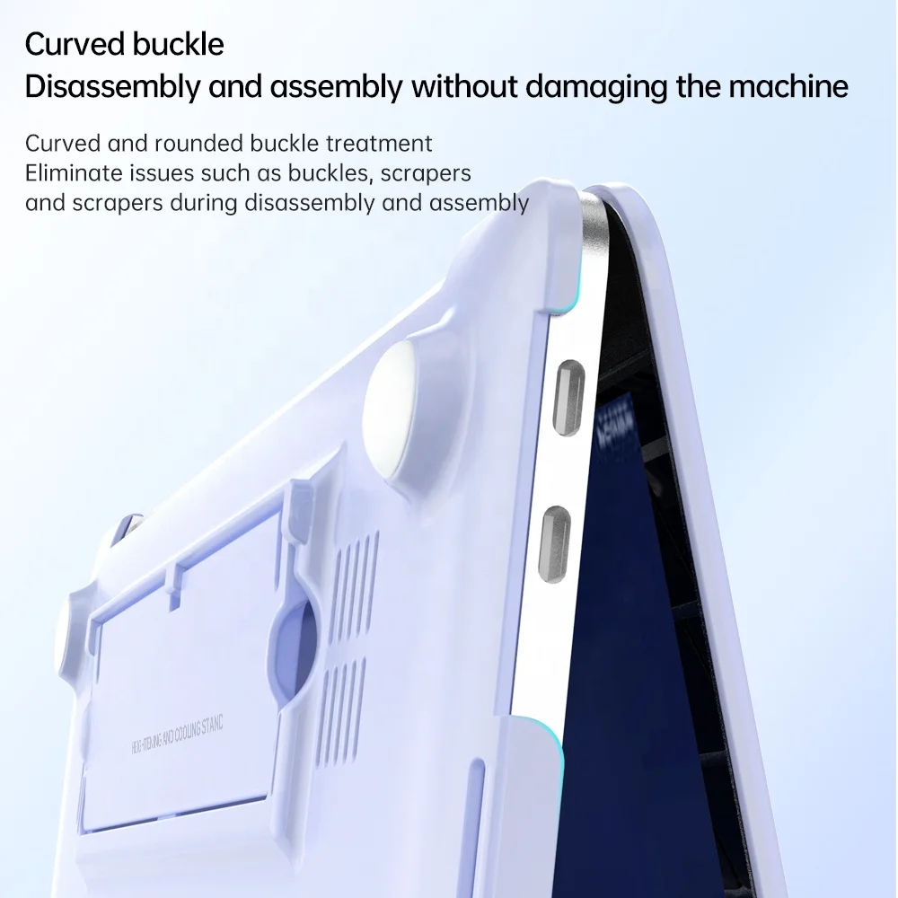 New latest style portable laptop case stand 2 in 1 for macbook 13.3 air 13.3  pro 14.2 pro A2442 case