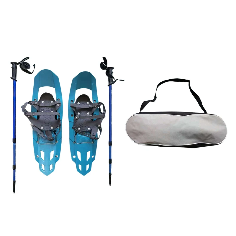 Light Weight Snowshoes 21'/36' with Carrying Tote Bag and Snowshoes PolesEasy to Wear Aluminum Alloy Snowshoes