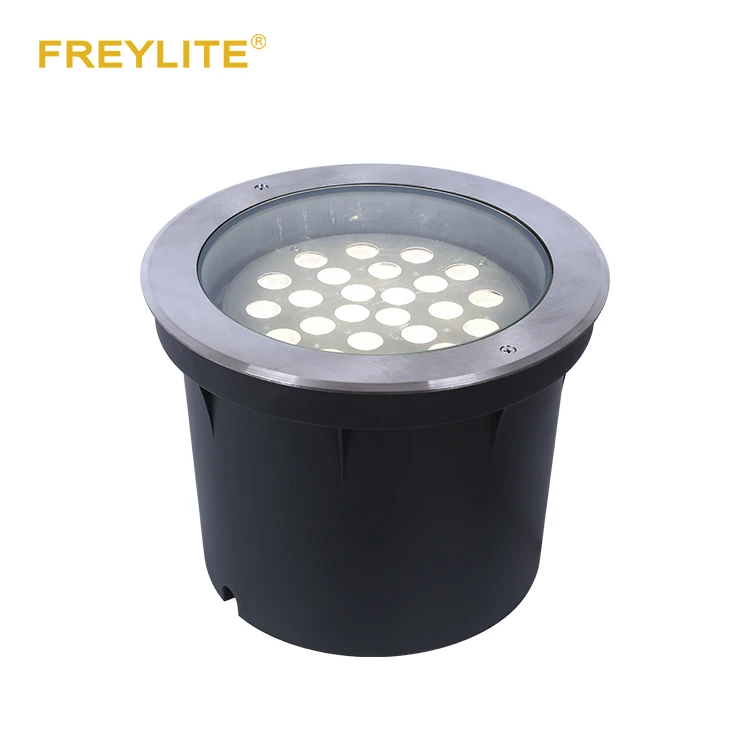 FREYLITE Low price aluminum stainless steel housing park underground rgbw lighting 9w 18w 24w led underground lamp