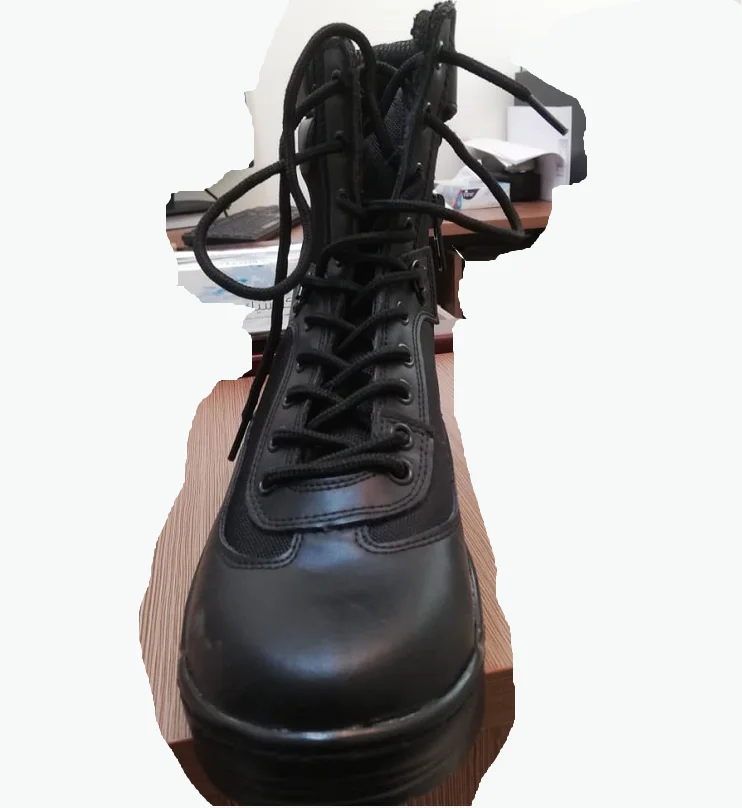 Definite TSB111-1 PU Outsole light weight tactical combat boots suede or black smooth leather customer made 10 pairs eyelets