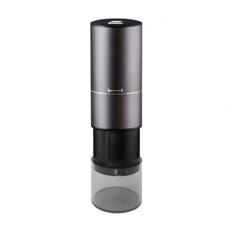 Ultra Specialty Titanium 12V Doser Romantik Rolling Coffee Grinder Glass Bottom With Filter