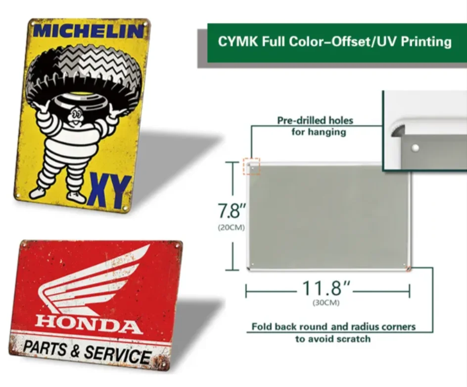 Manufacturer Custom Cartoon Metal Tin Sign Man Cave Garage Bar Wall Decor Wholesale For Bar Garage Wall Decoration