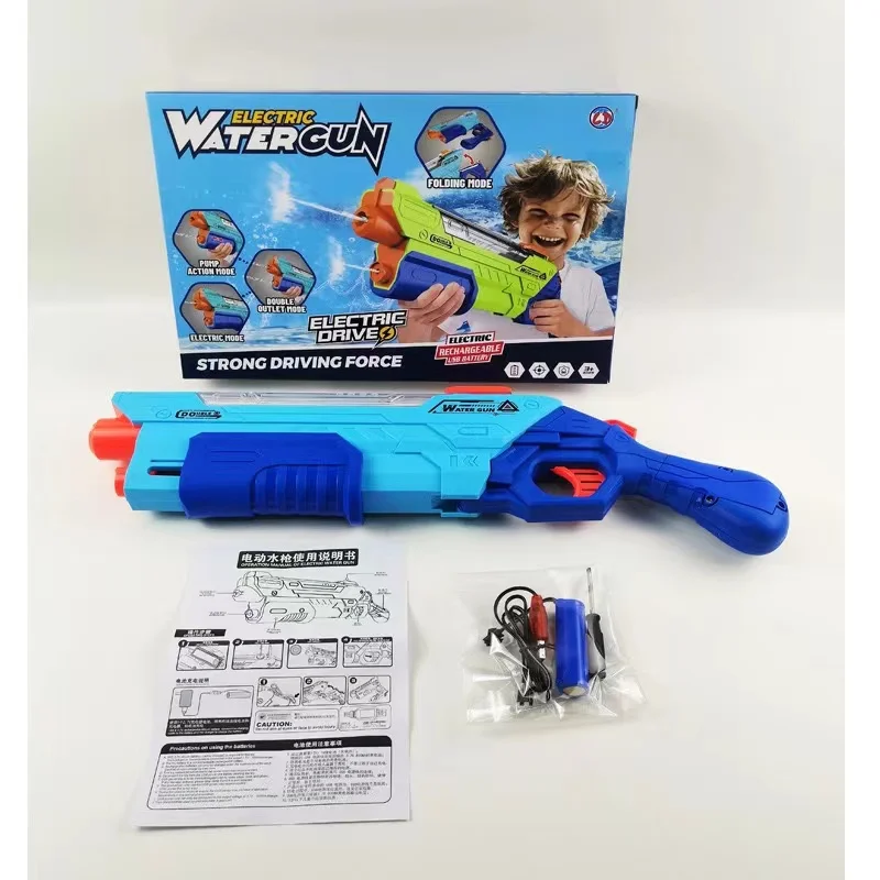 Hot Selling Good Quality Summer Water Toy Double Nozzles Shooting Electric Water Gun For Kids