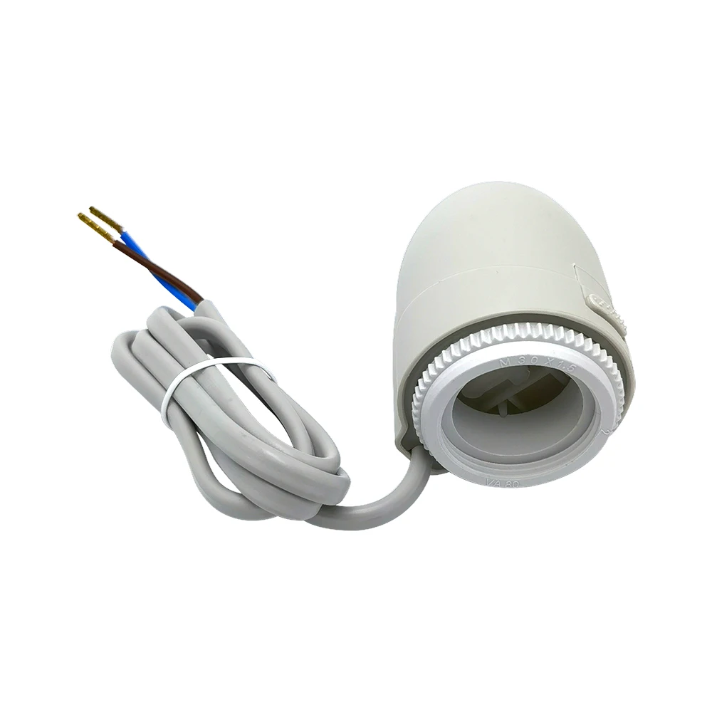 MINCO 220V NO NC electric thermal actuator valve head for thermostat manifold underfloor heating radiator normally opened closed
