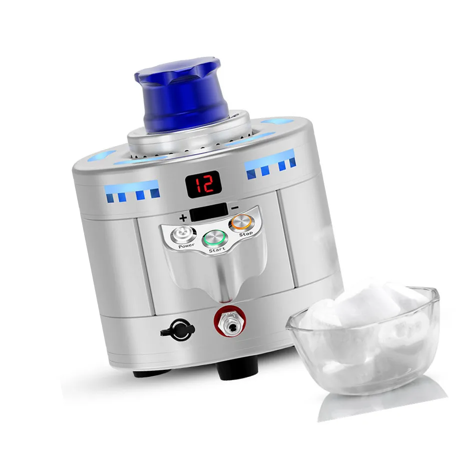 2024 Portable blowing fog instant glass chiller mini 2 in 1 dry ice machine maker co2