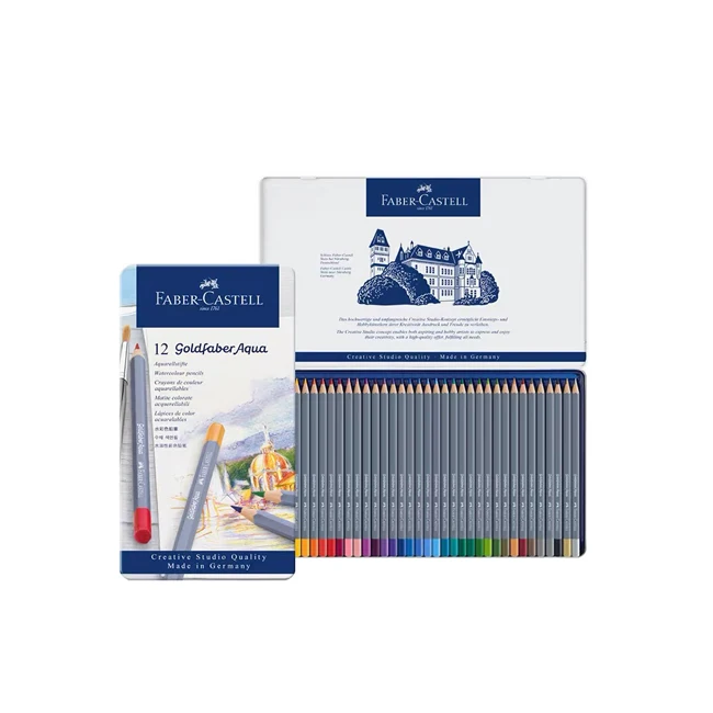 
FABER-CASTELL water soluble color lead professional hand-painted brush set imported from Germany colored pencils 