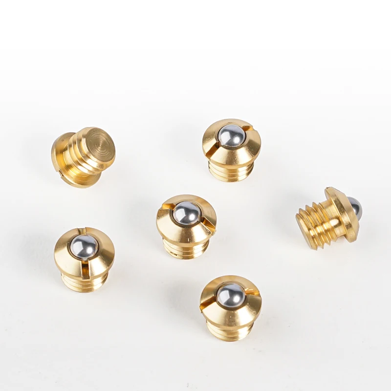 Factory direct sales of stainless steel/copper threaded spring plunger pins and ball threaded spring plungers