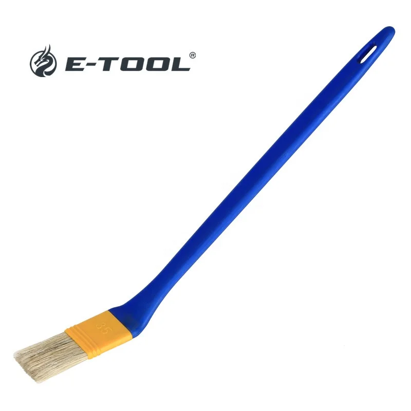 
Белая Щетина смешивается с конической синтетической нитью радиатора, кисть для краски с пластиковой ручкой 