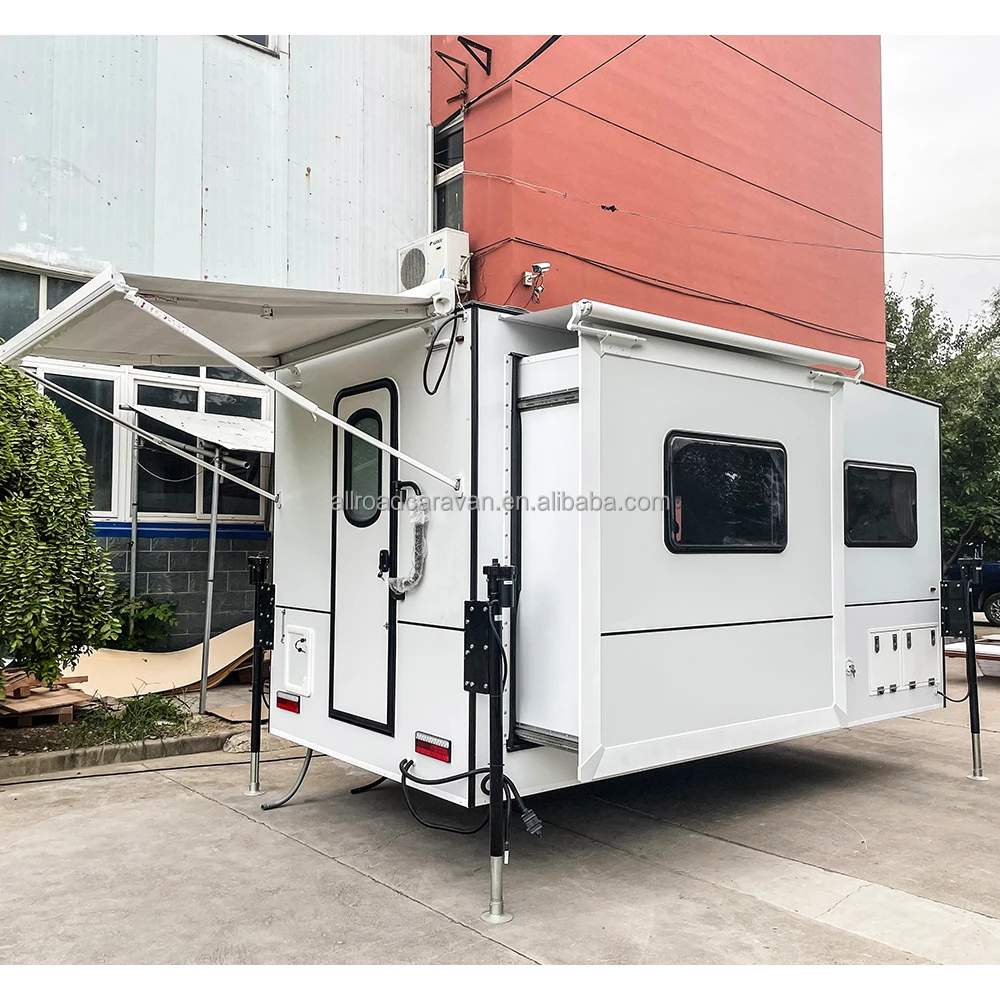 4x4 Germany Expedition Truck camper Hard-sided camping Slide-on truck caravans for overland adventure