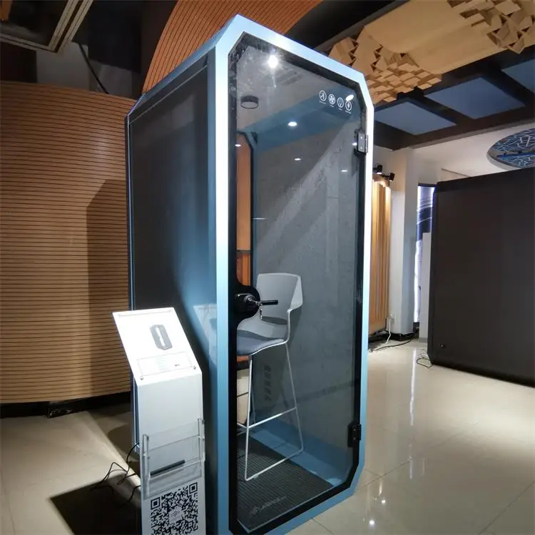 Custom Made private booth soundproof portab recording booth movable soundproof acoustic booth for recording studio