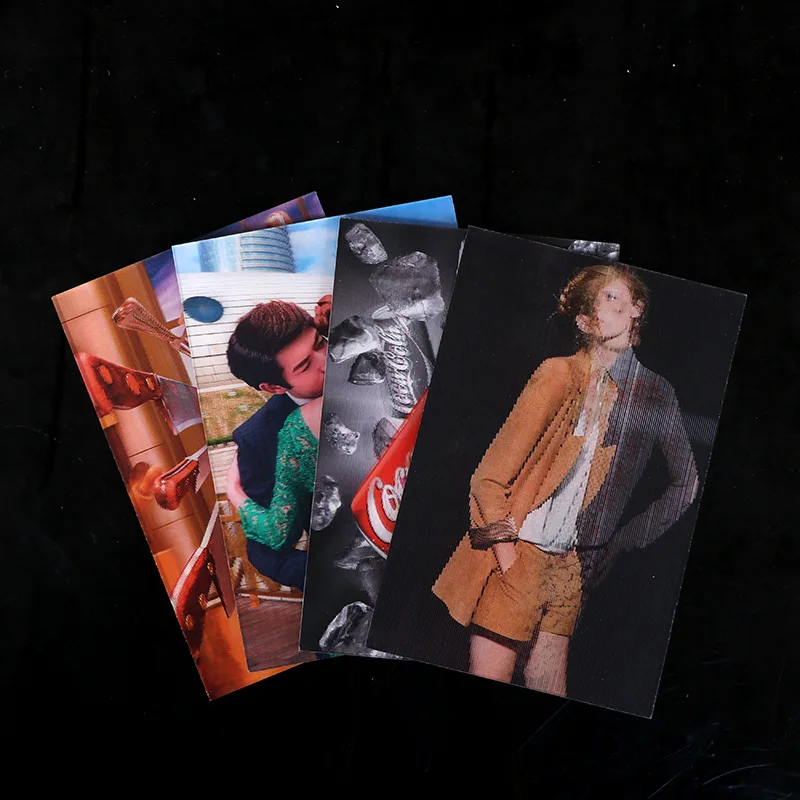 Anime characters 3D three-dimensional painting PET grating change card PP high-definition printing three-dimensional painting