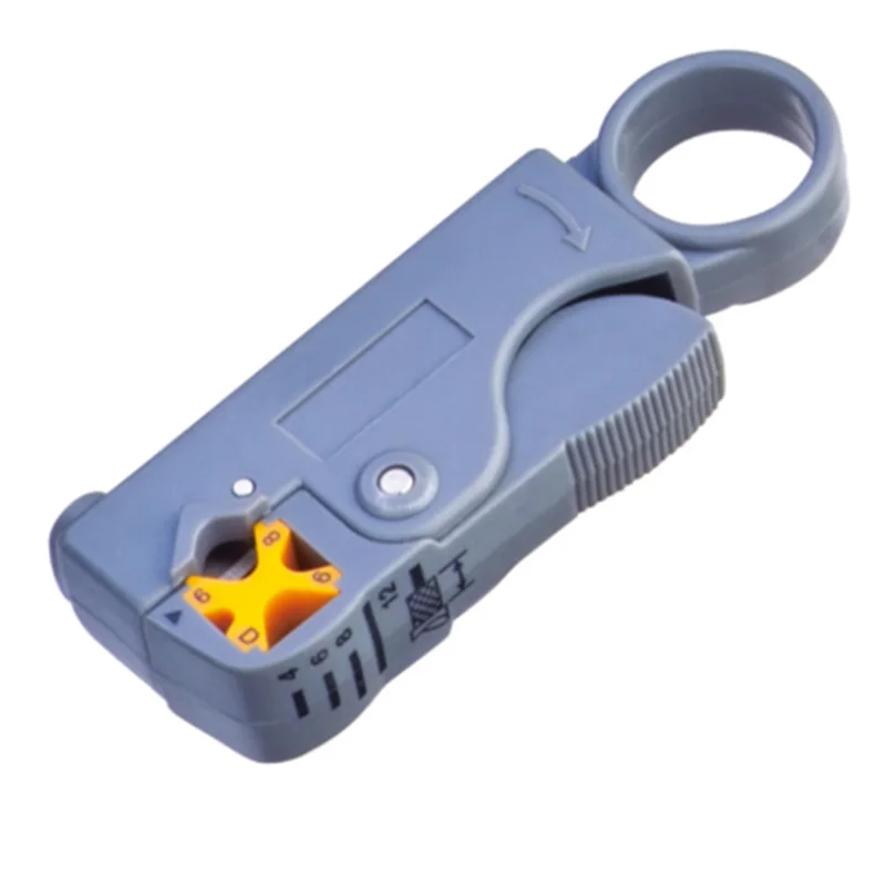 High Quality Easy Rotary Coax Coaxial Wire Cutter Tool Copper Cable Stripper Mechanical Wire Stripper Machine