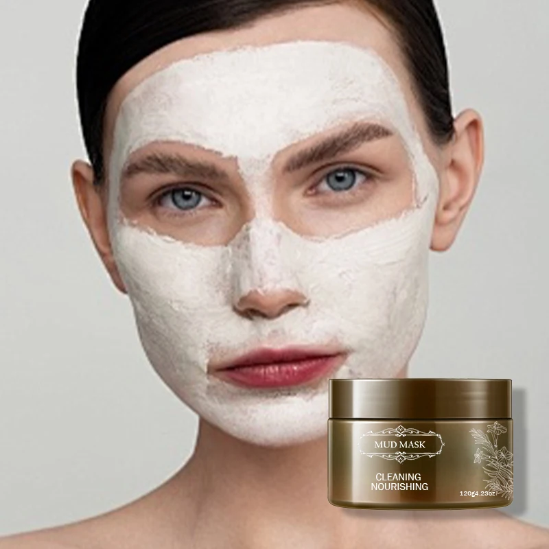 OEM Face Skin Brightening Lighten Dark Spots Blackhead Removal Organic fruit russia hot selling mud mask red clay mask