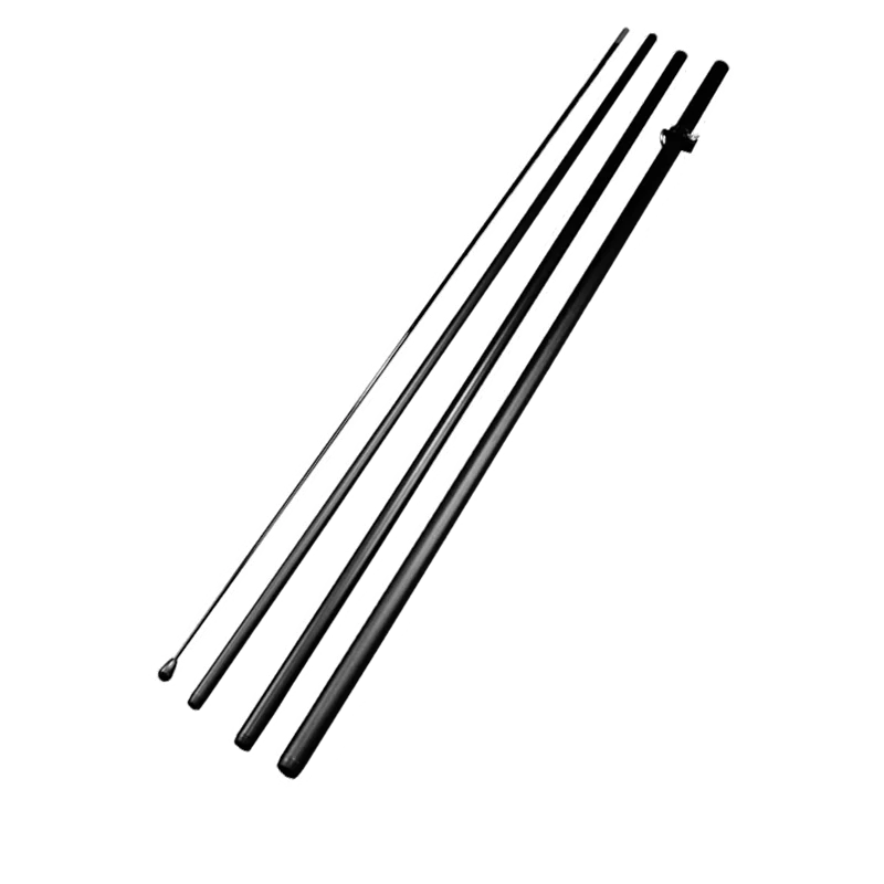in stock 4.5m big black beach flag poles set fiberglass aluminum accessories feather flag pole kit