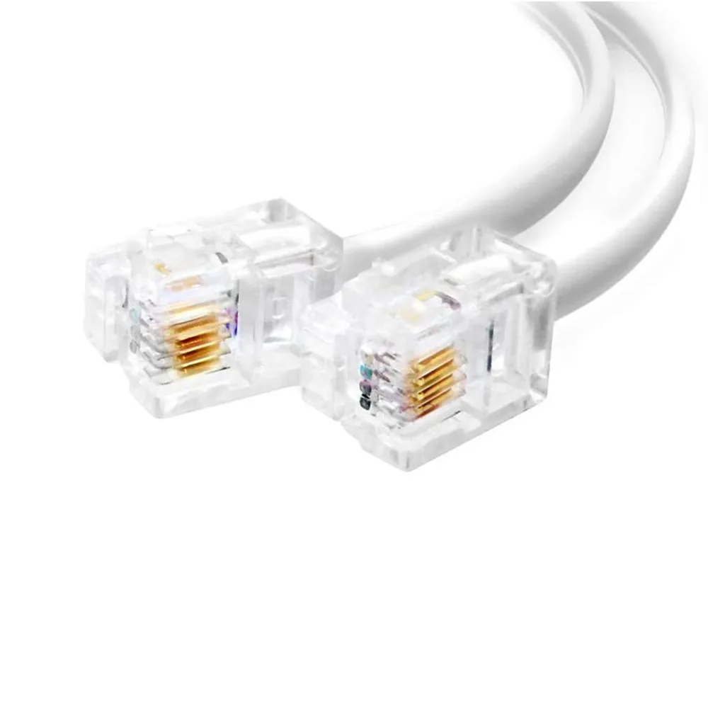 RJ11 штекер к 6P4C Телефонный телефонный соединительный