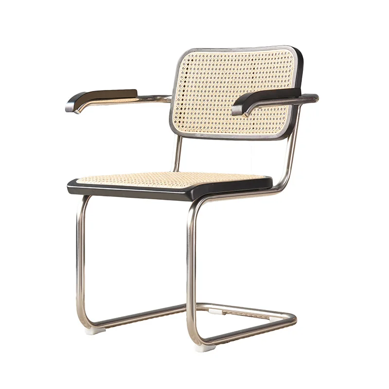 RW-004 thonet стул дизайнерские классические Nordic Отель обеденный стол из ротанга золы деревянный нержавеющий стальной трость обеденный стул офисное кресло с подлокотниками