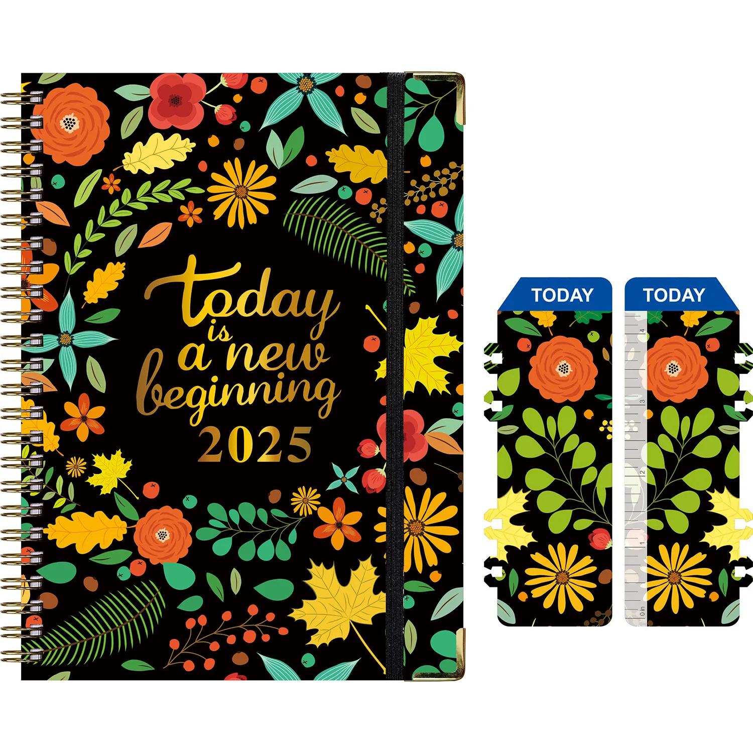Custom 8.5x11inch Monthly Financial Planner Organizer Undated Spiral Budget Expense Tracker Budget Planner with Pockets