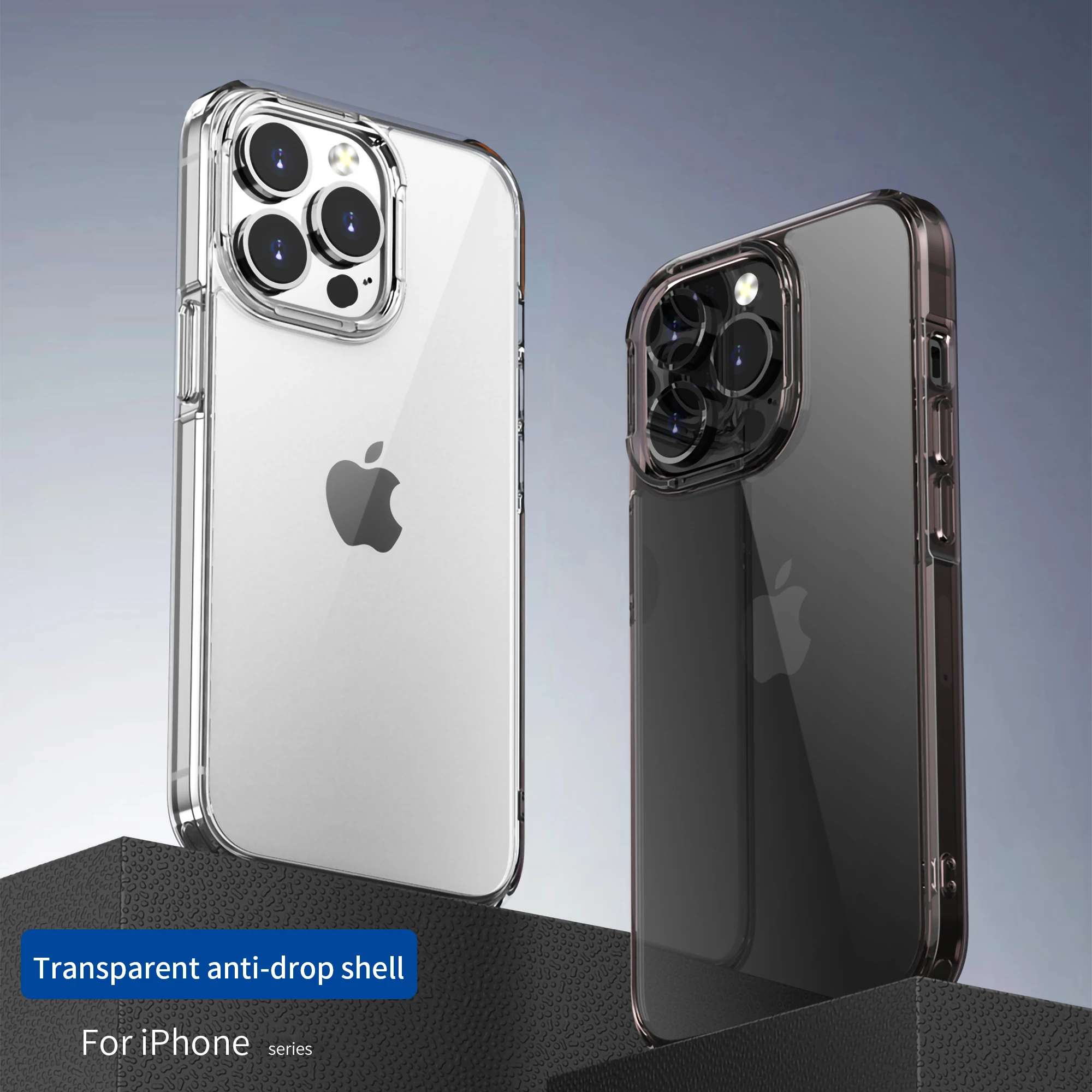 Geili Carcasa De Telefono Transparent Series Phone Case Anti Yellow Anti Fall Shockproof Phone Case For Iphone 12 13 14 Pro Max