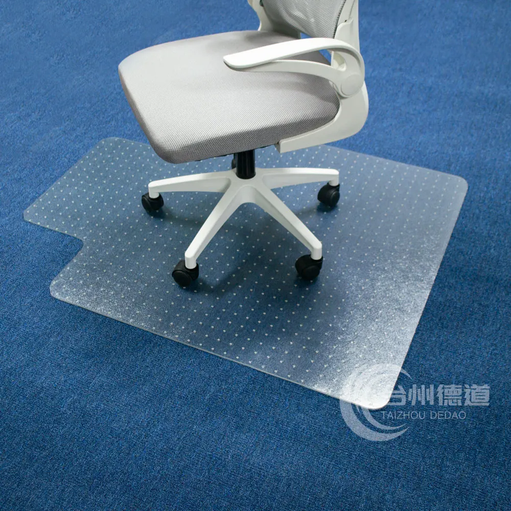 PVC Chair Mat for Carpet Floor Office Chair Mat for Low, Carpeted Floors Plastic Desk Chair Mat