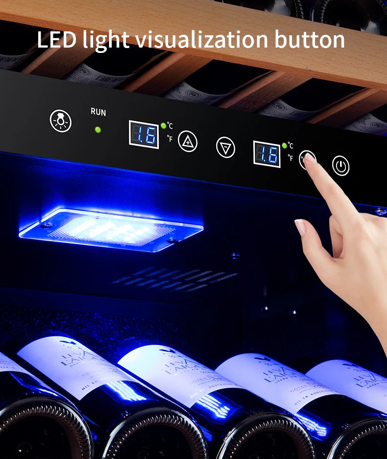 JiuFu stainless steel wine cellar thermoelectric refrigerator electric wine cooler refrigerator