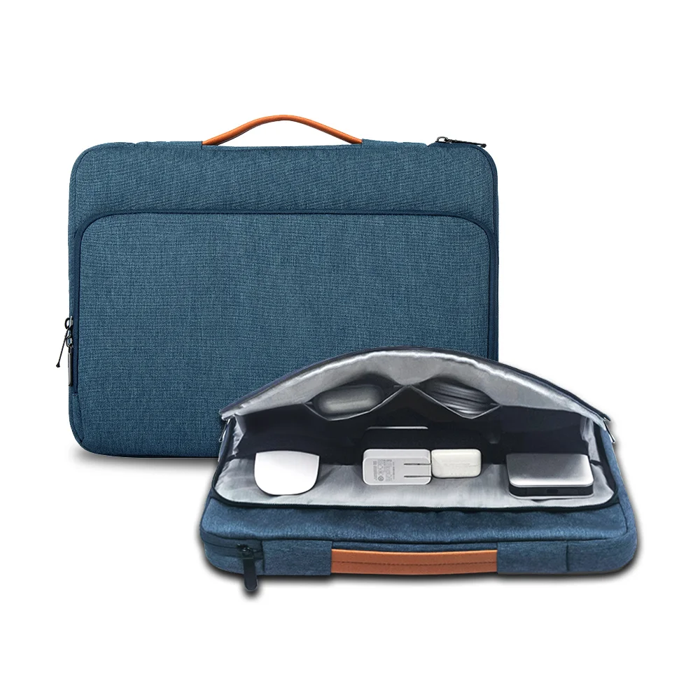 360 Protection Laptop Case Waterproof and Shockproof Sleeve for Macbook Dell Thinkpad HP-Made of Durable Polyester,Laptop bag