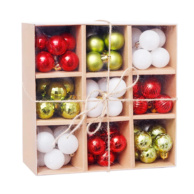 99Pcs/Set Balls Christmas Balls Lights Tree Christmas Ornament Decorations