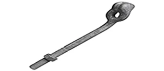 Pole Line Hardware Angle Thimble Eye Bolt3/4 5/8 angle thimble eye bolts