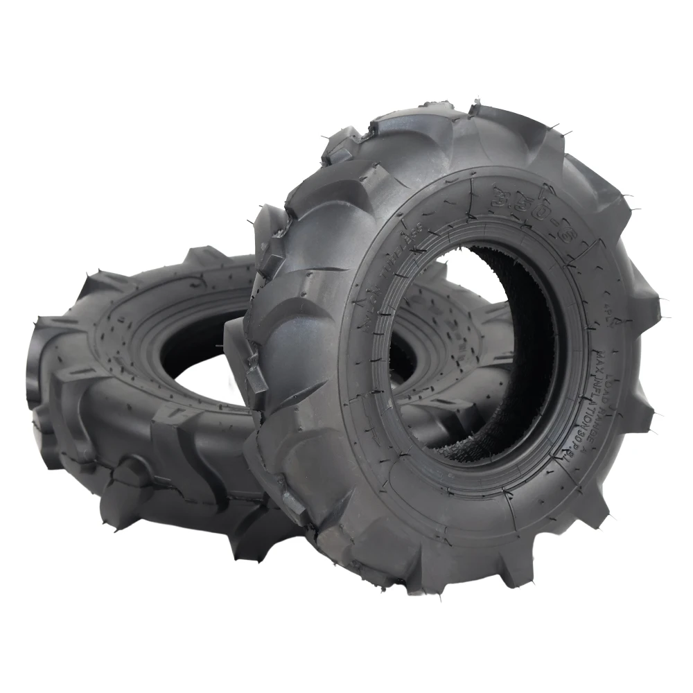 Solid 3.50-6 Agricultural Tractor Tires Four-Wheel Hand Carts Trolleys OEM Customizable Enclosed Structure Complex Rubber Tools