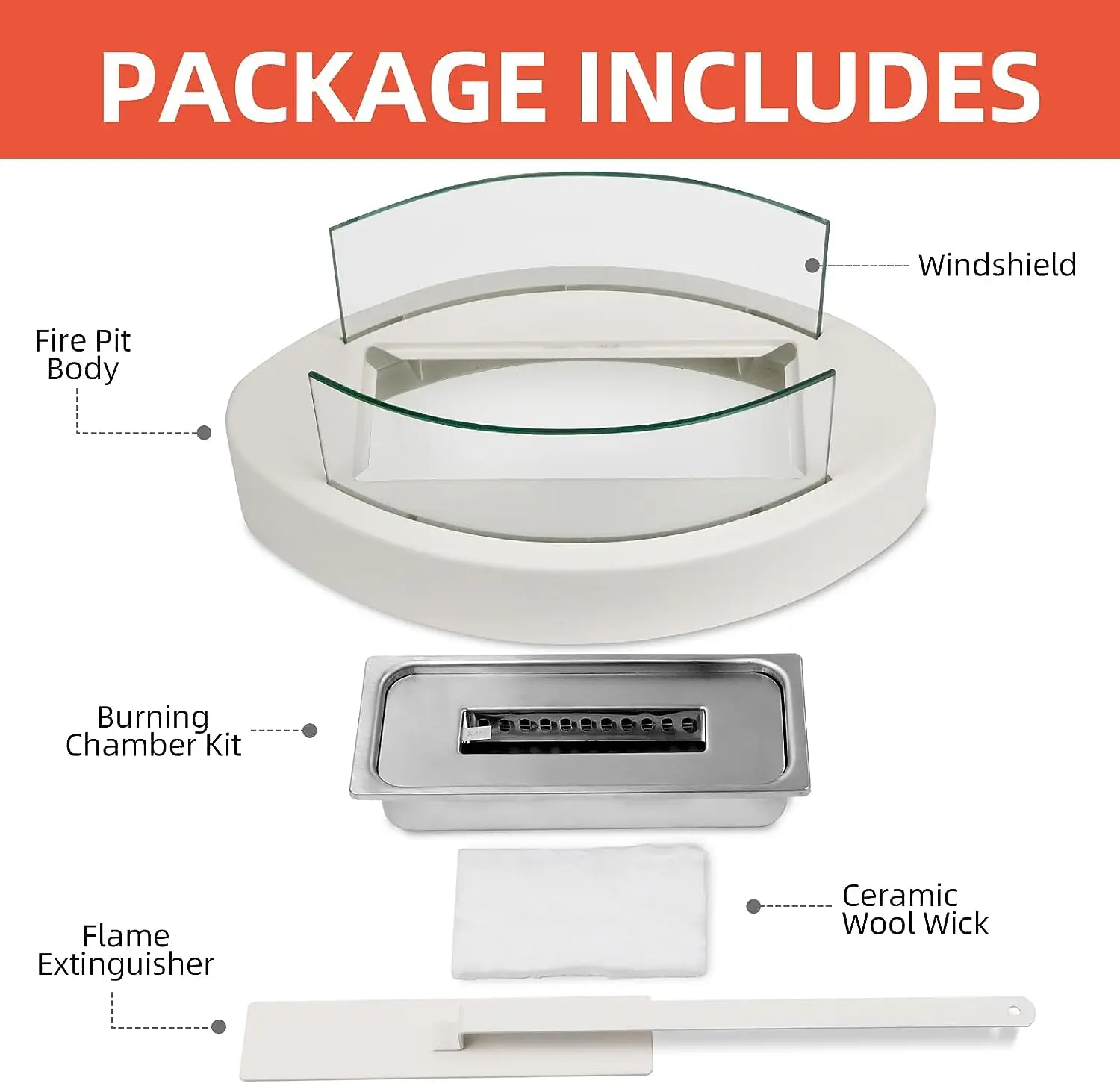 Modern portable Fire Pit Tischfeuer ethanol Burner table top fire pit bowl Bio Ethanol table fire Tabletop bioethanol Fireplaces