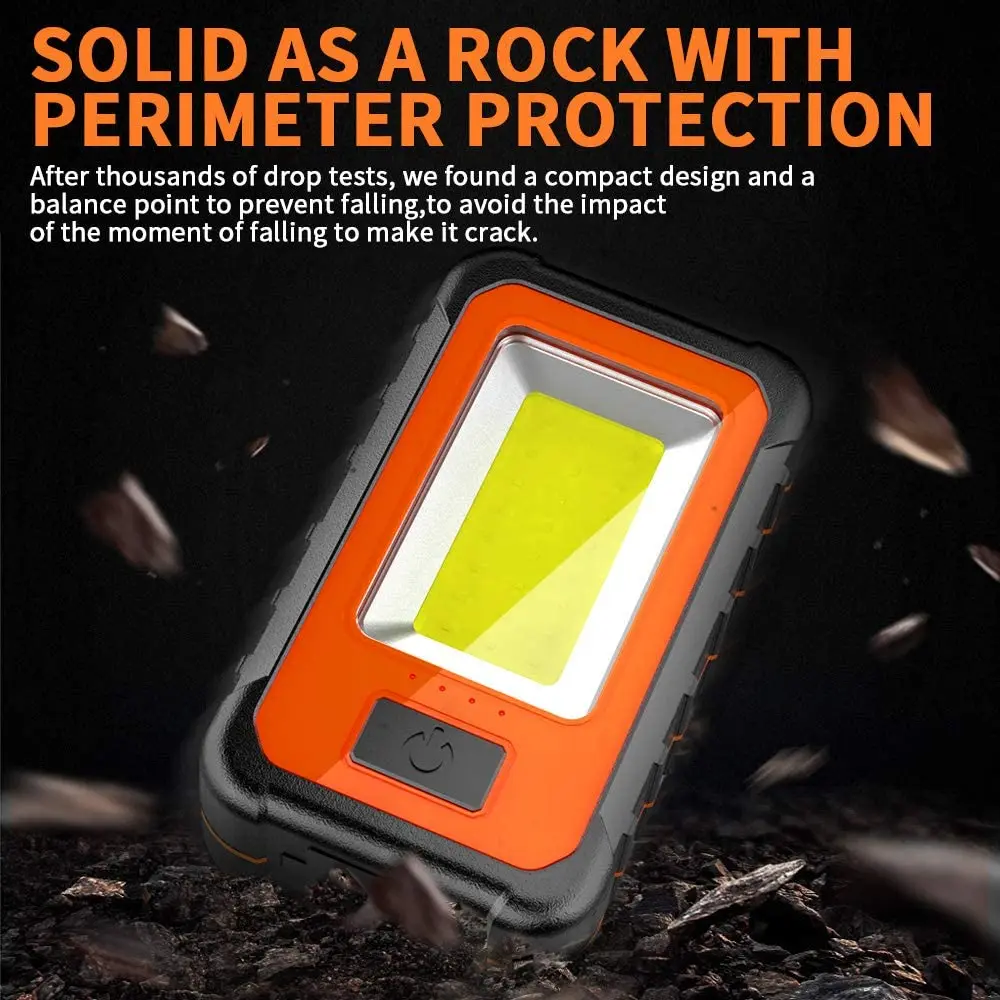 Travor 40w 4000lm portable cob led camping lantern tent lamp battery-operated 6500K daylight lamp IP65 waterproof working light