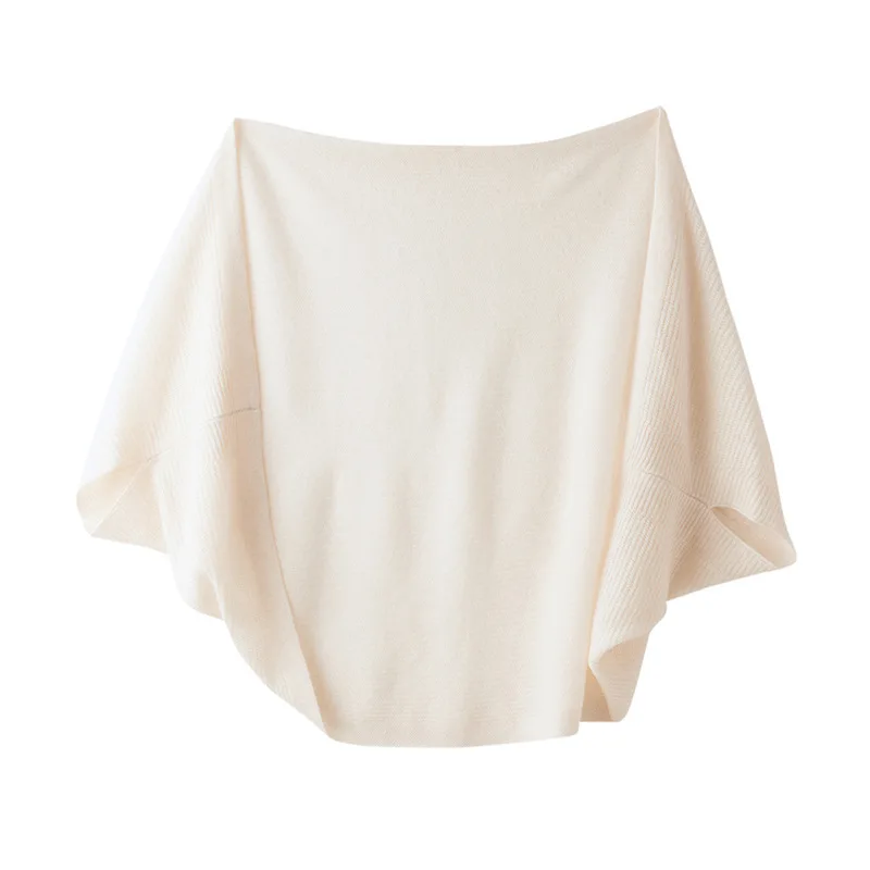 women sweater pullover sweater wool cashmere solid cable knit pullover cloak poncho women cashmere sweater manufacturer