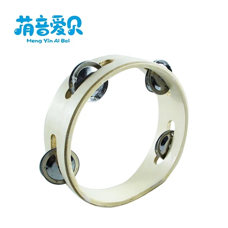 
Wholesale Wood percussion headless jingle Tambourine Wood Tambourine Headless 