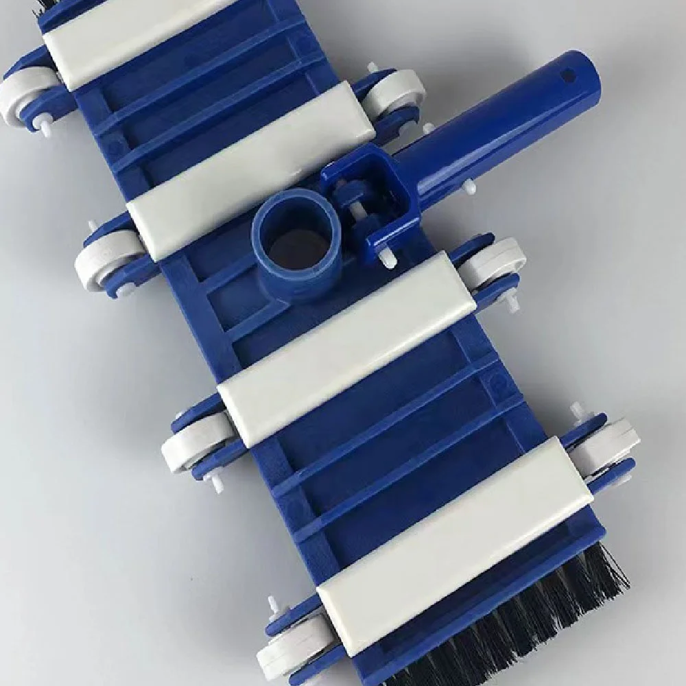 14 inch Heavy Duty  Flexible Weighted Vacuum Head with Side and Bottom Brushed for Cleaning Debris from Pool Floors