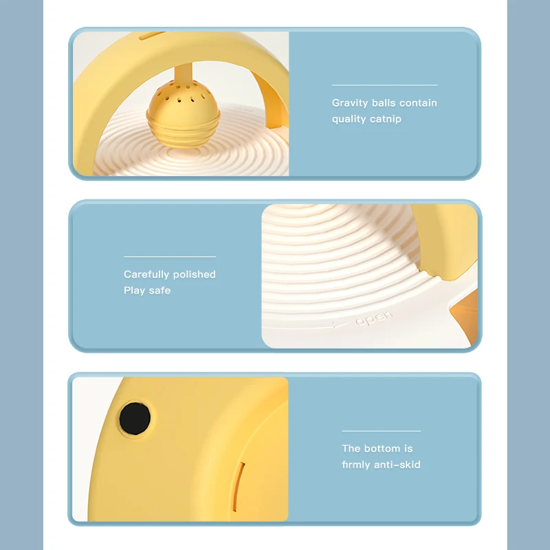 Two In One Swinging Ping Pong Interactive Cat Toy