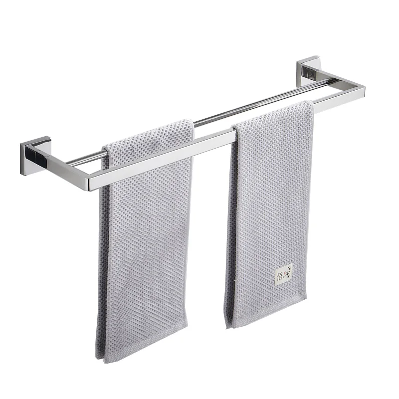 304 stainless steel towel holder double towel bars towel rail
